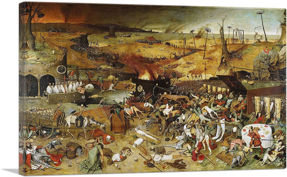 Amazon.com: ARTCANVAS The Triumph of Death 1562 Canvas Art Print